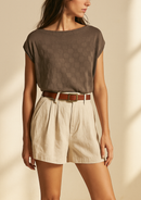 POLO TEJIDO CUADRITOS