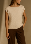 POLO TEJIDO CUADRITOS