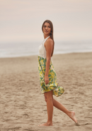 VESTIDO TEJIDO HALTER CORTO