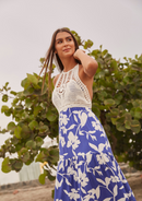 VESTIDO TEJIDO HALTER LARGO