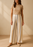 PALAZO PINZAS ELASTICADO FLOREADO