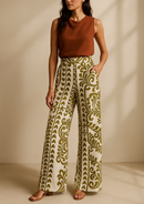 PALAZO PINZAS ELASTICADO FLOREADO