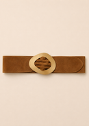 CINTURON DE PIEL GAMUZA CAMEL
