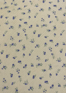 PAÑUELO PLISADO MARFIL FLORES