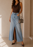 BOLSO PIEL PLANO CIERRE NUDO