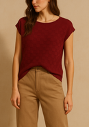 POLO TEJIDO CUADRITOS