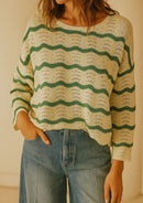 CHOMPA ANCHA TEJIDO CURVO