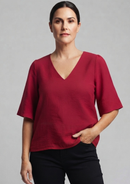 BLUSA DINNER BORGOÑA