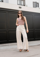 PANTALON MADRID BEIGE RAYAS