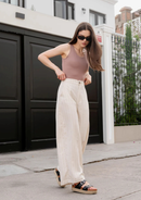 PANTALON MADRID BEIGE RAYAS