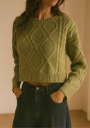 SWEATER CROP TRENZA
