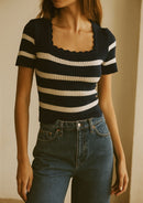 POLO TEJIDO C/CUADRADO