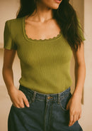 POLO TEJIDO C/CUADRADO