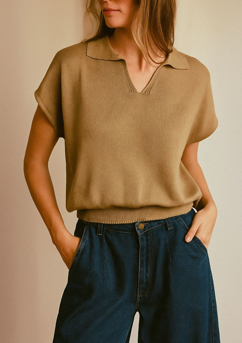 POLO CAMISERO TEJIDO