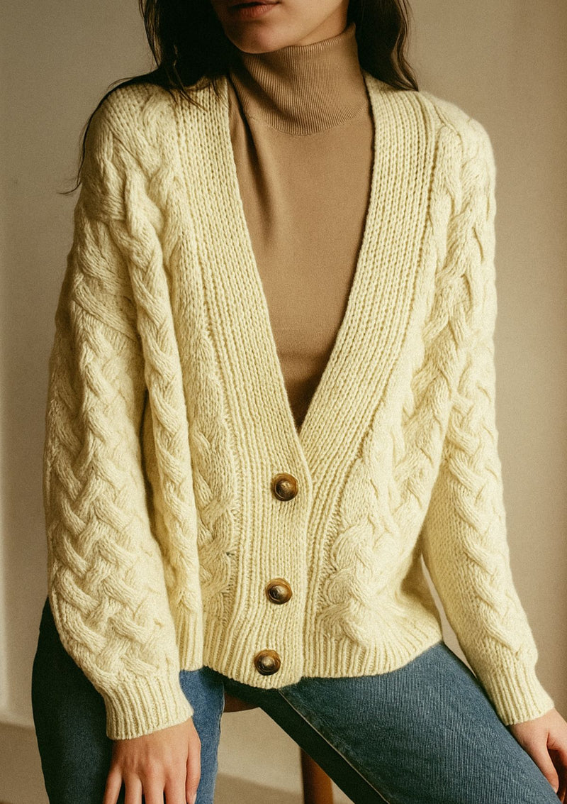 CARDIGAN TRENZAS CHUNKY