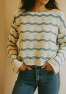 CHOMPA ANCHA TEJIDO CURVO