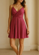 VESTIDO CORTO BRILLO