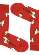 MEDIAS LLAMITA PERUANA ROJA