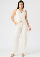 PALAZO LINO PRETINA ELASTICAD