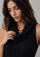 VESTIDO SCARF NEGRO