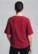 BLUSA DINNER BORGOÑA