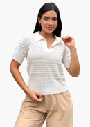 POLO TEJIDO FERNANDA IVORY