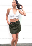 MINIFALDA CARGO MARIA VERDE