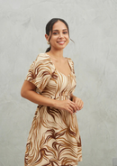 VESTIDO LISI MARRON
