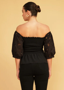 BLUSA NELA NEGRO