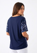 POLO MIX AZUL