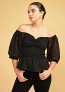 BLUSA NELA NEGRO