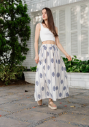 FALDA ANTONELLA PRINT AZUL