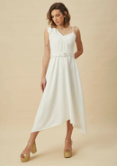 VESTIDO ALMENDRA BLANCO