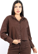 BLUSA MARINA MARRON