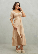 VESTIDO VANIA BEIGE