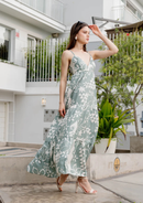 VESTIDO MAR PRINT VERDE