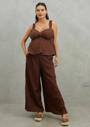 PANTALON JANA MARRON