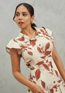 VESTIDO BELGICA MARRON