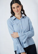 BLUSA VIVIANA CELESTE