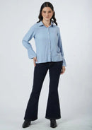 BLUSA VIVIANA CELESTE