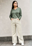 PANTALON CORD BEIGE