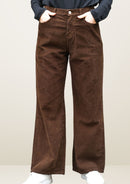 PANTALON CORD MARRON