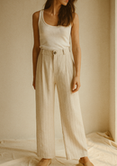 PANTALON MADRID BEIGE RAYAS