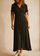 VESTIDO LINO NEGRO
