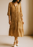 VESTIDO VICTORIA BEIGE