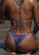 BIKINI MAR PLOMO HOJAS