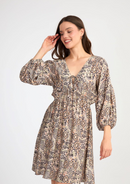 VESTIDO MARTINA ESTAMPADO NEGRO