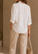BLUSA BRODERIE ML 3/4