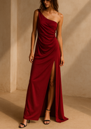 VESTIDO MAYA ASIMETRICO