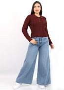 PANTALON PALAZO DENIM ANGELA